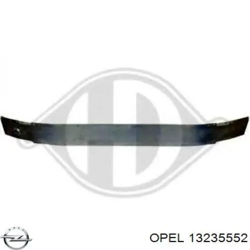 13235552 Opel Reforçador do pára-choque dianteiro