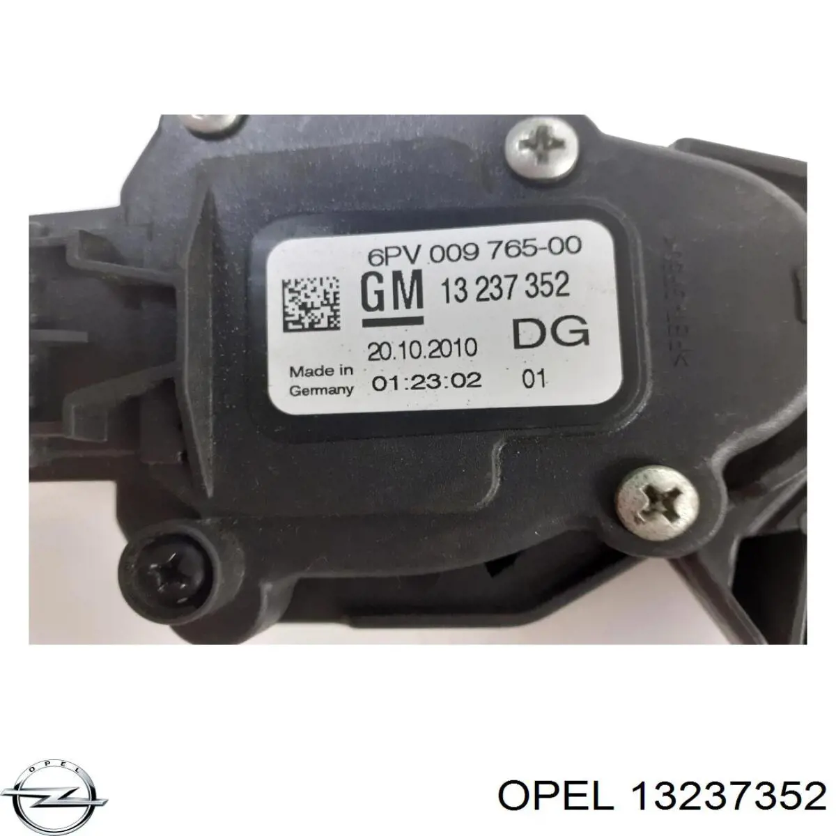 848034 General Motors Pedal de gás (de acelerador)