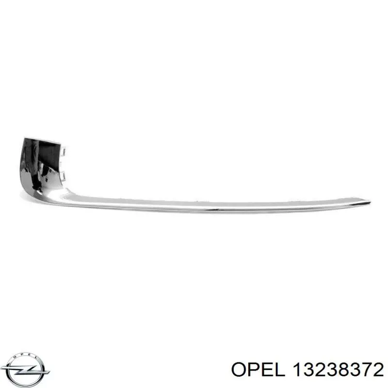 Compre 3850581 VAN Wezel Moldura esquerda de grelha do pára-choque dianteiro