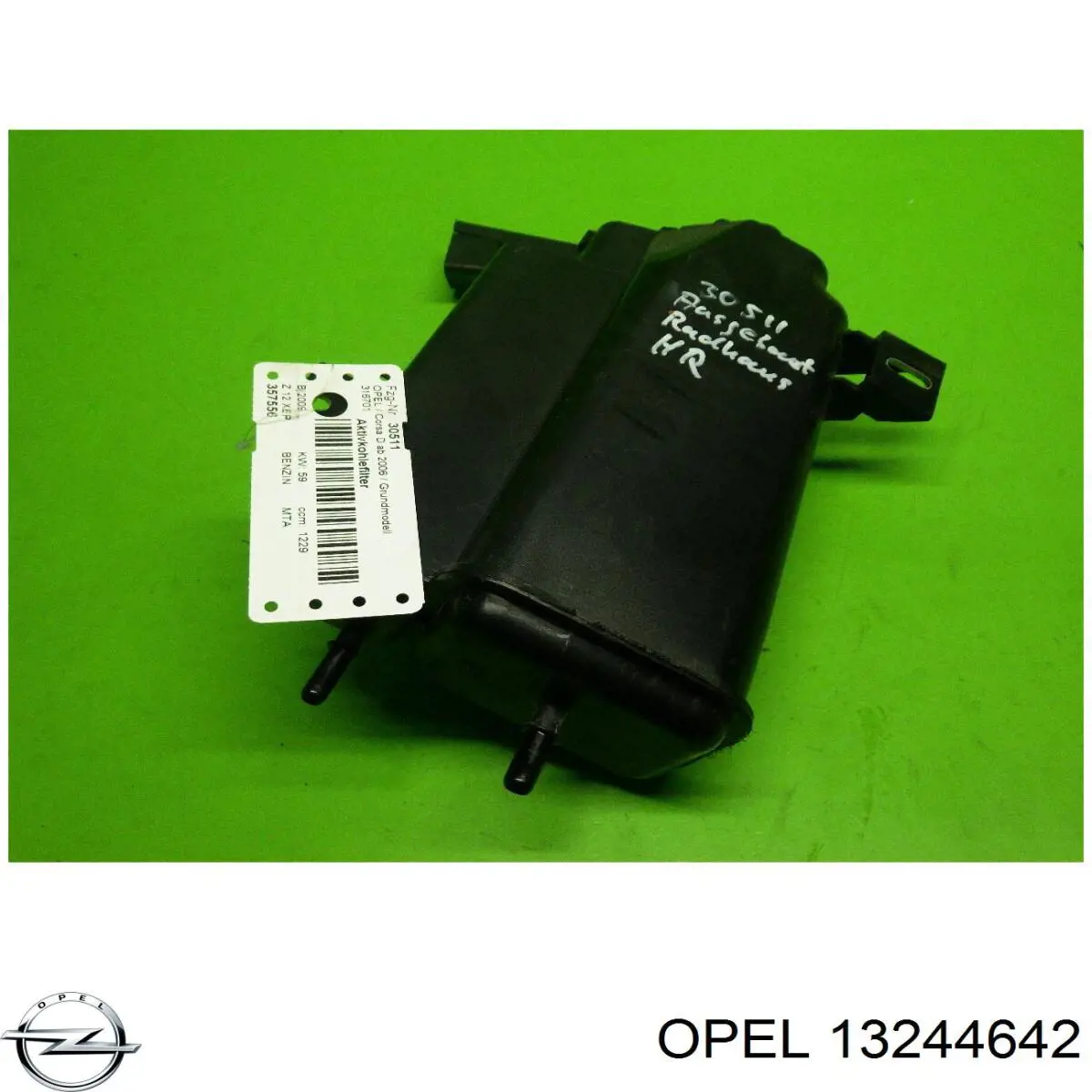 13244642 Opel Adsorvedor dos vapores de combustível