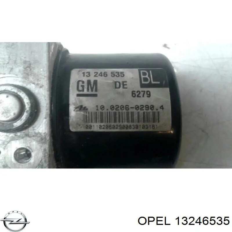 13246535 Opel Unidade hidráulico de controlo ABS