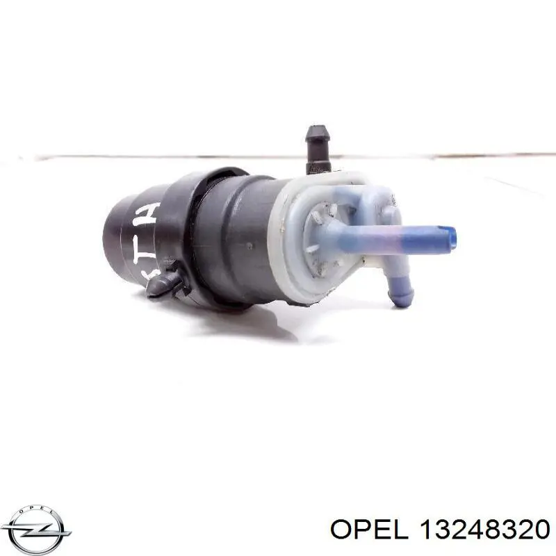 Bomba de motor de fluido para lavador de vidro dianteiro 13248320 Opel