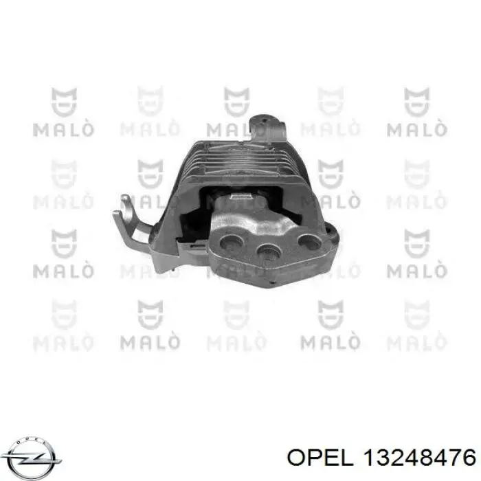 Coxim (suporte) direito de motor Opel 13248476 preço, a partir de 58,01 USD