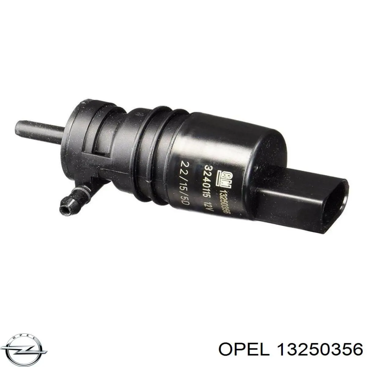13250356 Opel Bomba de motor de fluido para lavador de vidro dianteiro