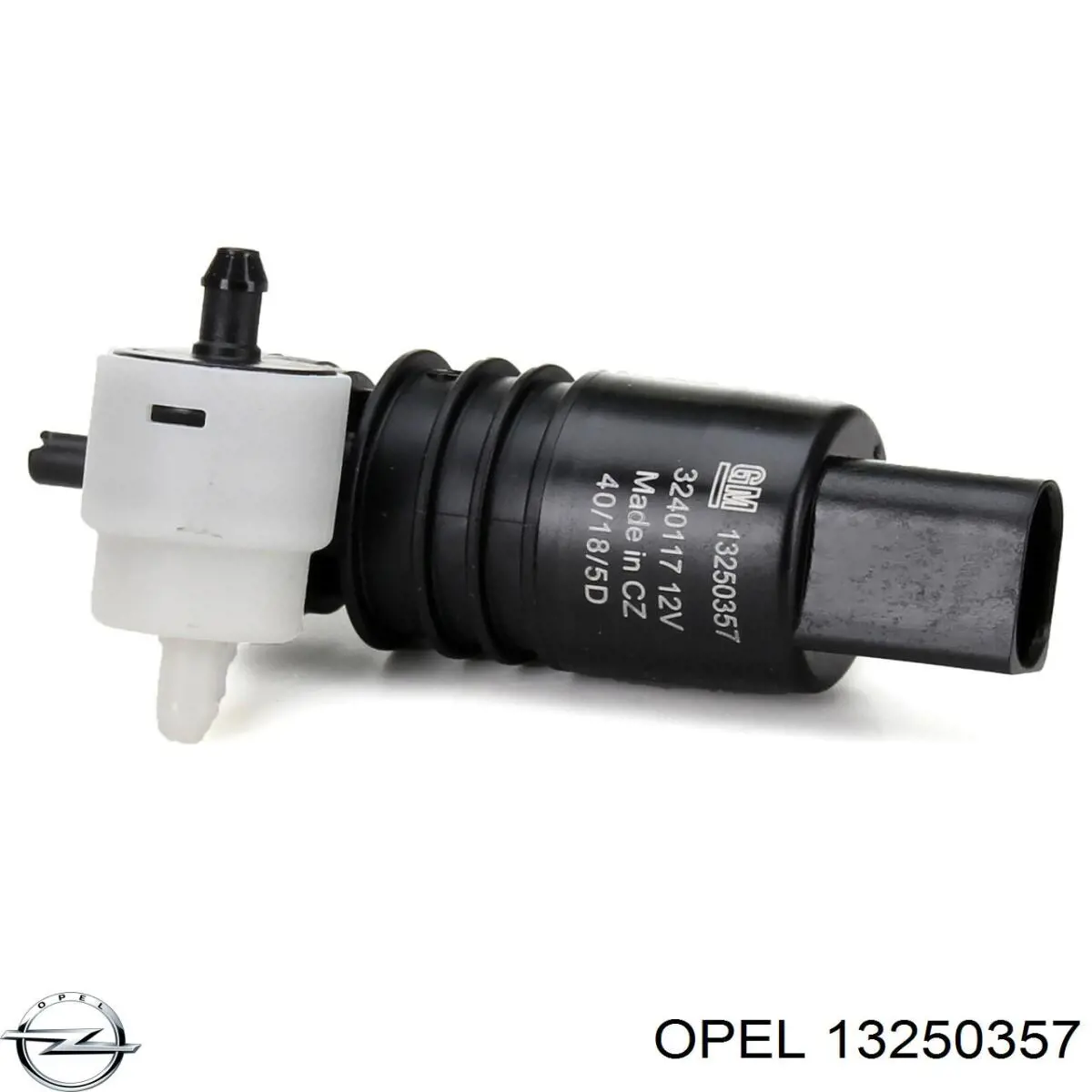 13250357 Opel Bomba de motor de fluido para lavador de vidro dianteiro/traseiro
