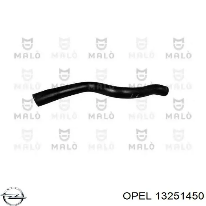 Mangueira (cano derivado) do radiador de esfriamento superior Opel 13251450 preço, a partir de 11,23 USD