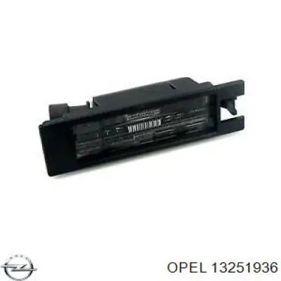 13251936 Opel Lanterna da luz de fundo de matrícula traseira