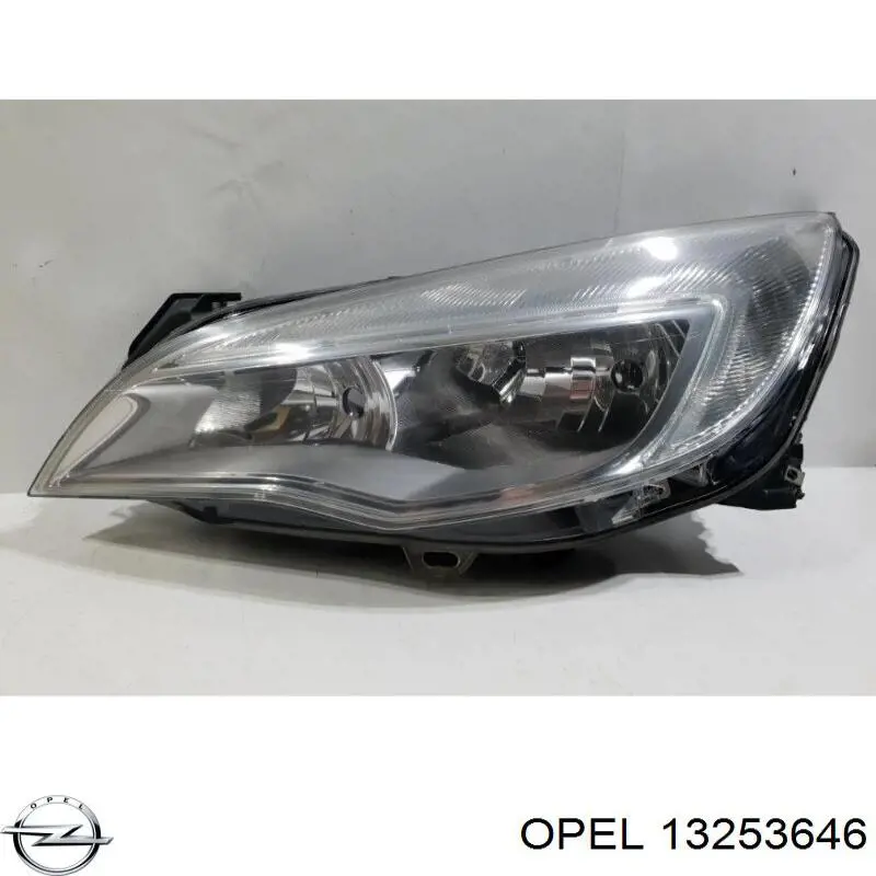 13253646 Opel Luz esquerda