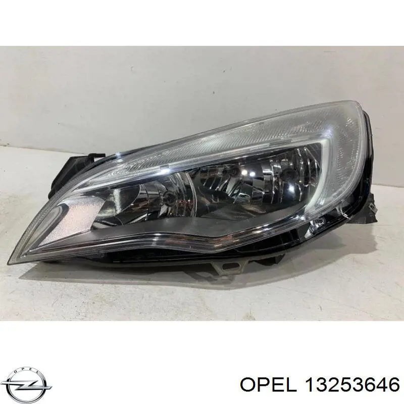 Luz esquerda Opel 13253646 preço, a partir de 148,38 USD