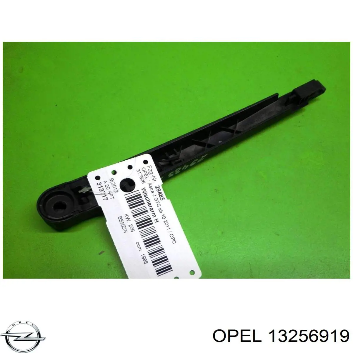 Braço de limpa-pára-brisas de vidro traseiro Opel 13256919 preço, a partir de 45,97 USD