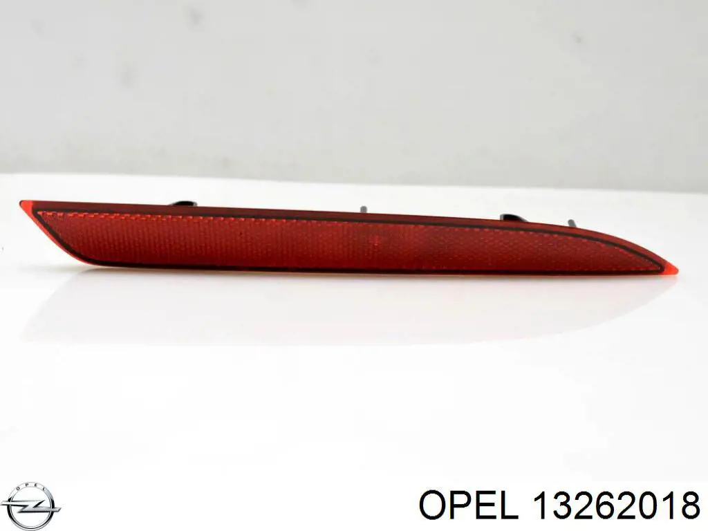 Retrorrefletor (refletor) do pára-choque traseiro direito Opel 13262018 preço, a partir de 19,09 USD