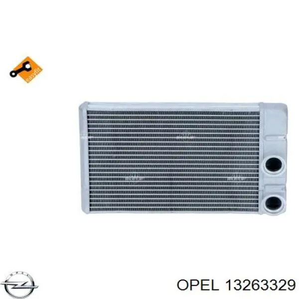 13263329 Opel Radiador de forno (de aquecedor)