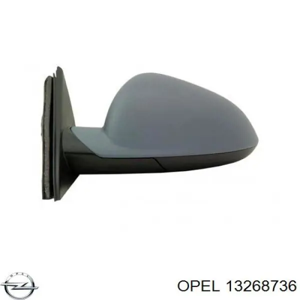13268736 Opel Espelho de retrovisão esquerdo