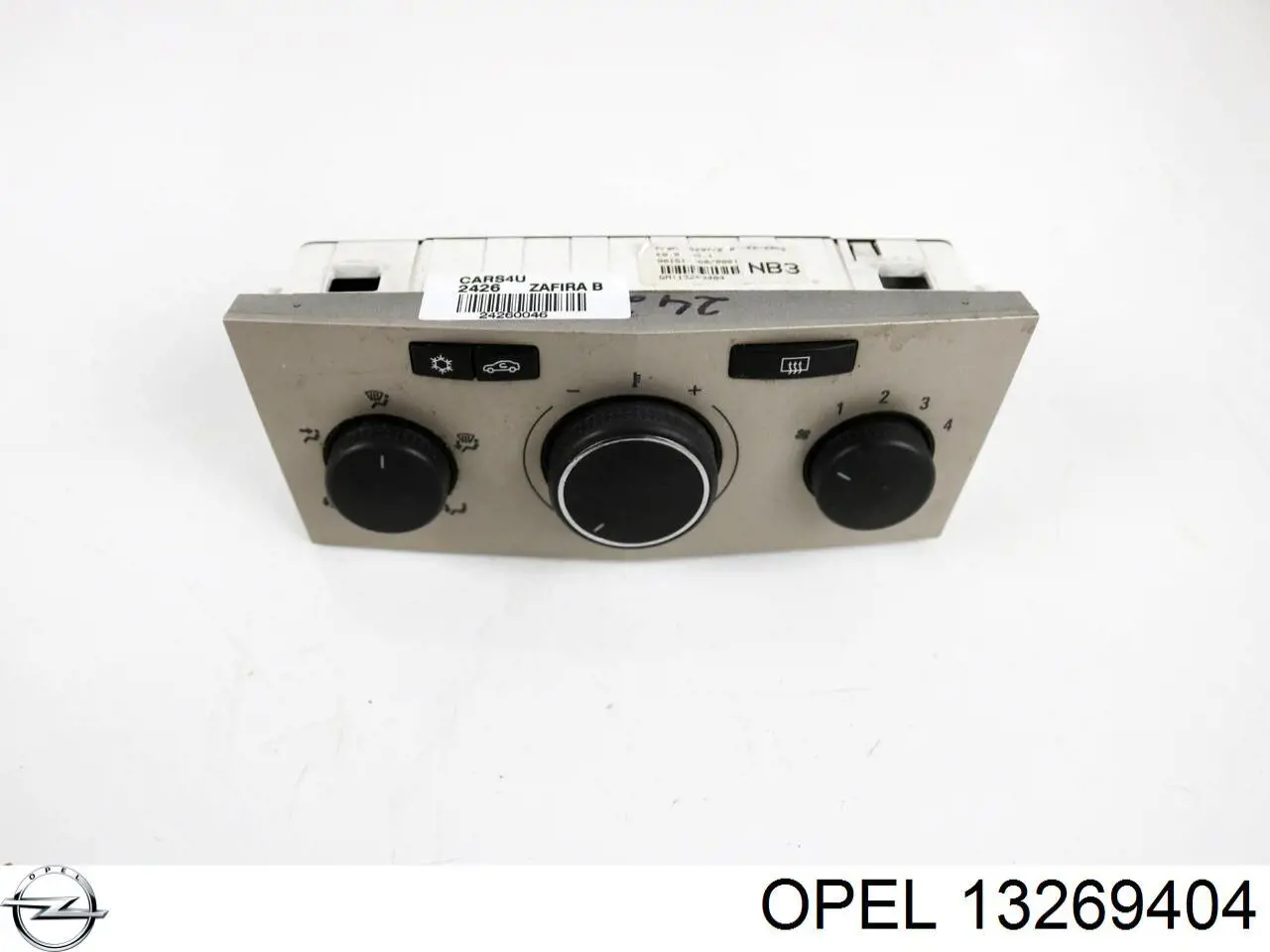 13269404 Opel Unidade de controlo dos modos de aquecimento/condicionamento