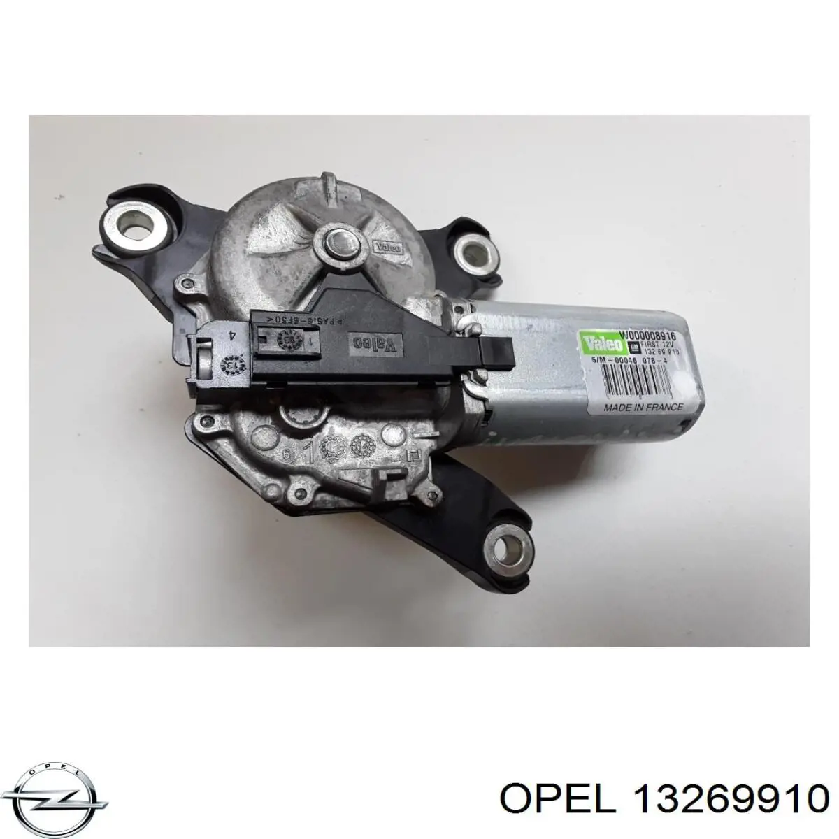 13269910 Opel Motor de limpador pára-brisas de vidro traseiro