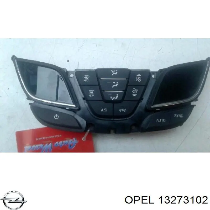 Unidade de controlo dos modos de aquecimento/condicionamento Opel 13273102 preço, a partir de 64,28 USD