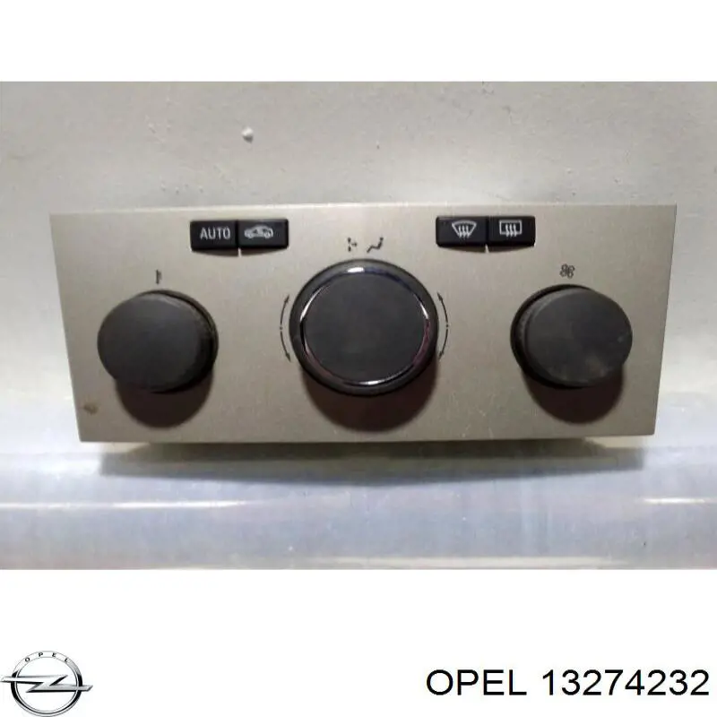 13274232 Opel Unidade de controlo dos modos de aquecimento/condicionamento