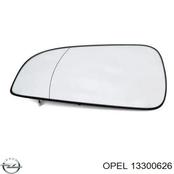 13300626 Opel Elemento espelhado do espelho de retrovisão esquerdo