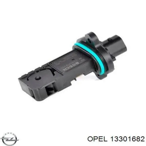 Sensor de fluxo (consumo) de ar, medidor de consumo M.A.F. - (Mass Airflow) Opel 13301682 preço, a partir de 30,70 USD