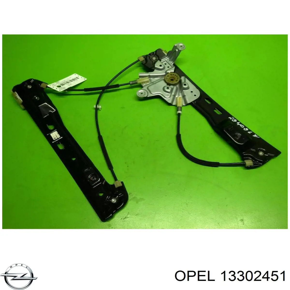 13302451 Opel Mecanismo de acionamento de vidro da porta dianteira esquerda
