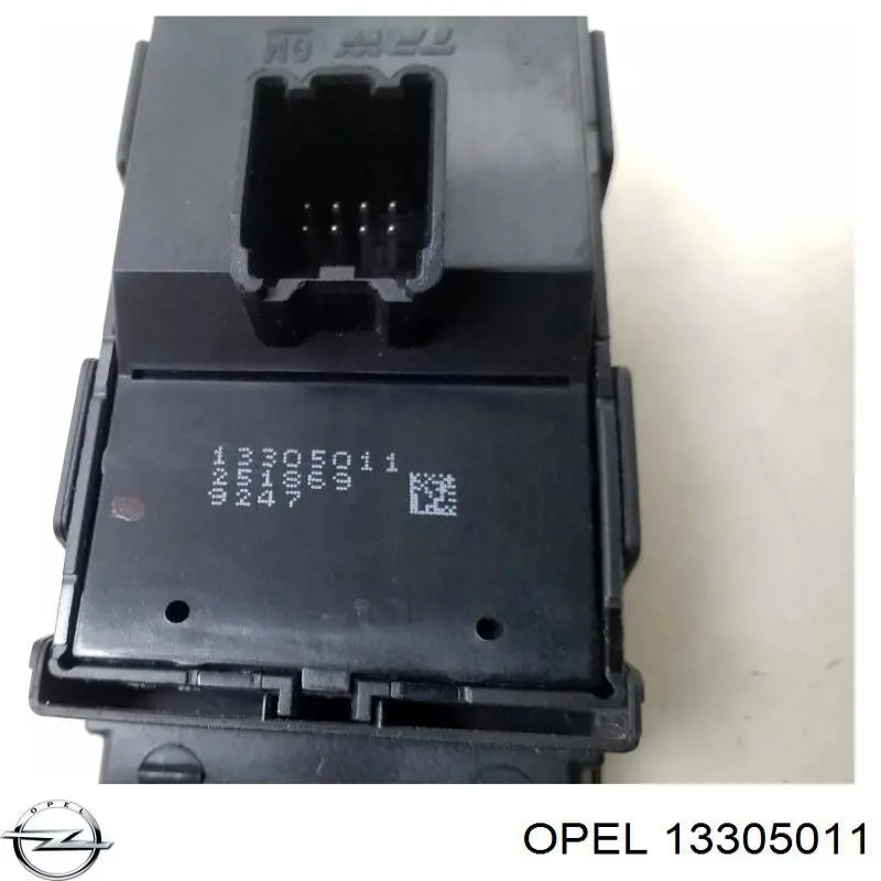 Unidade de botões dianteira esquerda de controlo de elevador de vidro Opel 13305011 preço, a partir de 30,45 USD