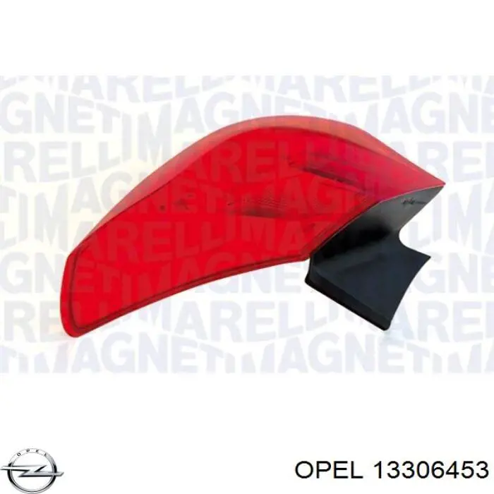 Lanterna traseira esquerda externa Opel 13306453 preço, a partir de 84,80 USD