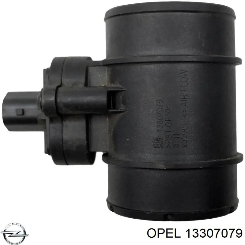 13307079 Opel Sensor de fluxo (consumo) de ar, medidor de consumo M.A.F. - (Mass Airflow)