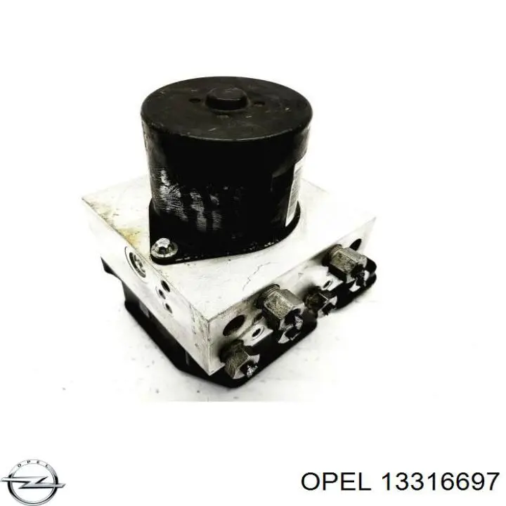 13316697 Opel Unidade hidráulico de controlo ABS