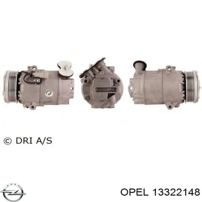 13322148 Opel Compressor de aparelho de ar condicionado