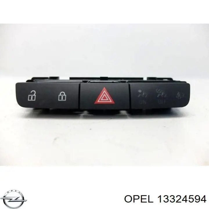 13324594 Opel Botão de ativação do sinal de emergência
