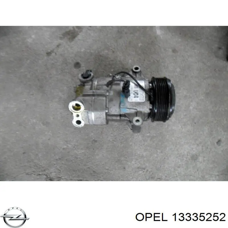 13335252 Opel Compressor de aparelho de ar condicionado