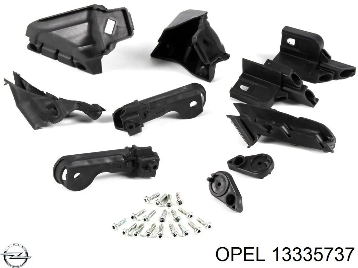 Consola (adaptador) de fixação da luz dianteira esquerda Opel 13335737 preço, a partir de 34,94 USD