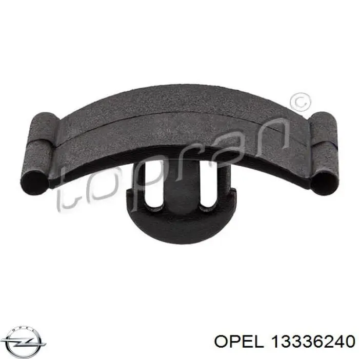 1162488 General Motors Cápsula (prendedor) de isolador térmico da capota