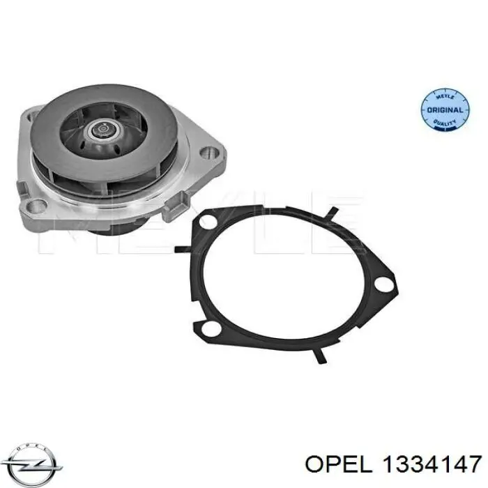 Bomba de água (bomba) de esfriamento Opel 1334147 preço, a partir de 59,10 USD