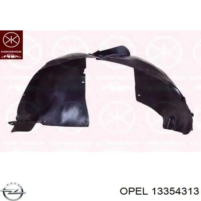 Guarda-barras esquerdo do pára-lama dianteiro Opel 13354313 preço, a partir de 32,65 USD