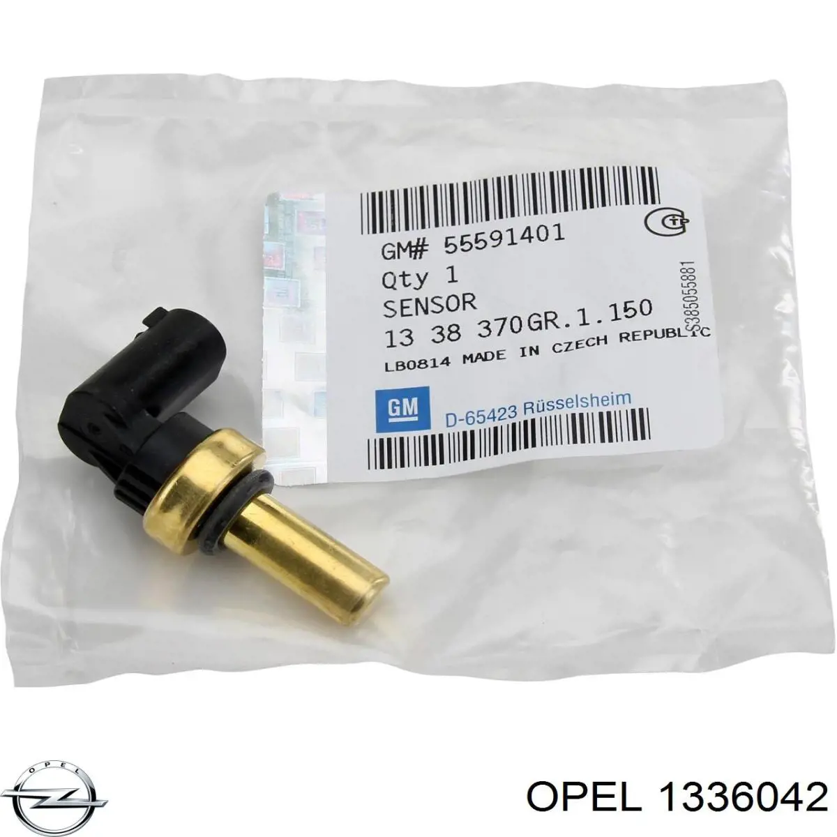 1336042 Opel Mangueira inferior do tanque de expansão