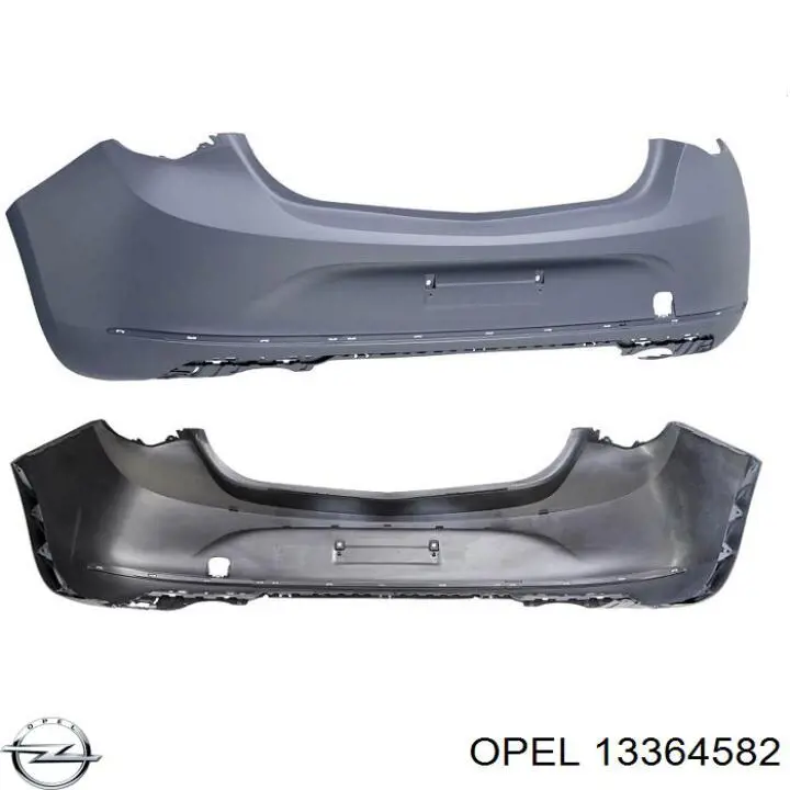 13364582 Opel Pára-choque traseiro