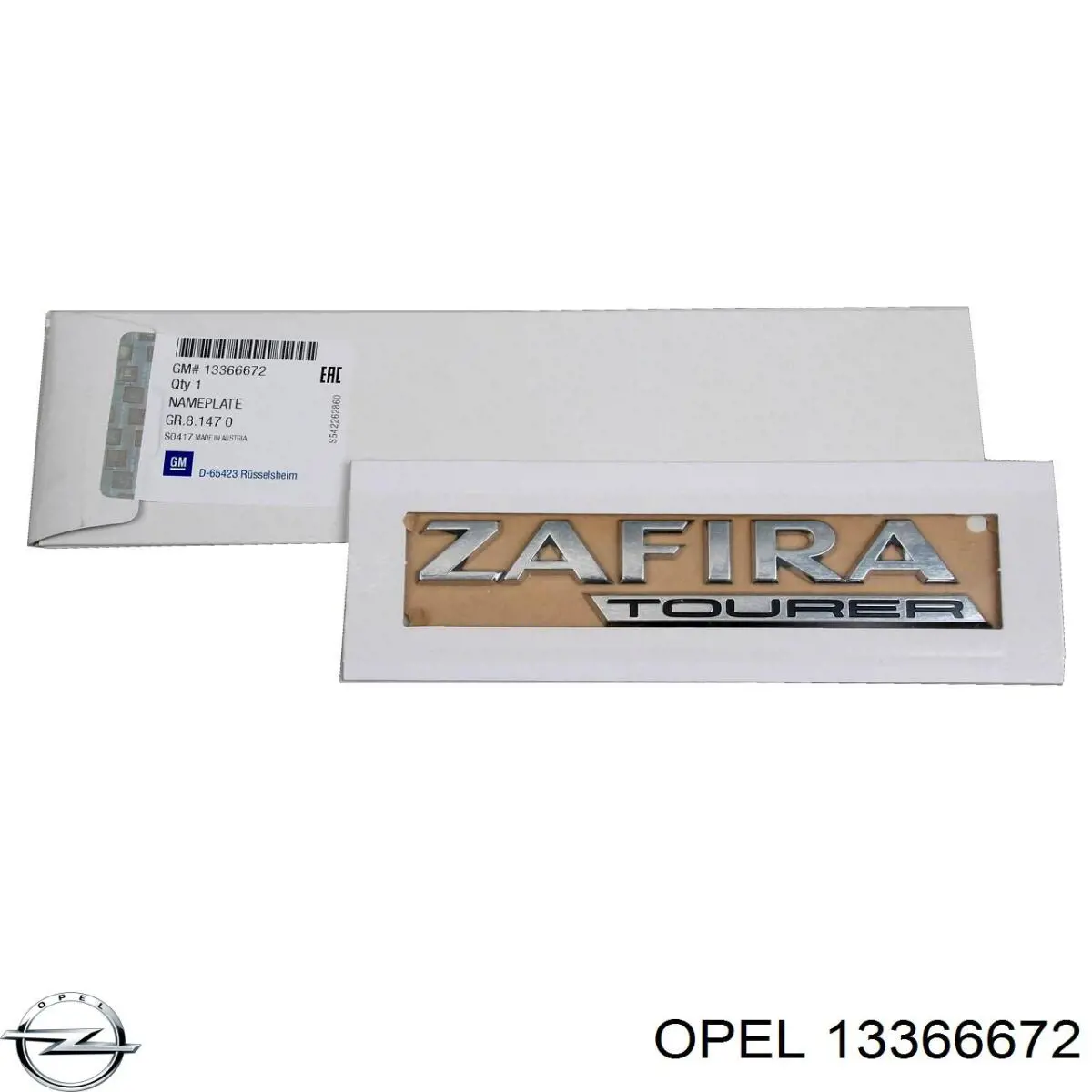 Emblema de tampa de porta-malas (emblema de firma) Opel 13366672 preço, a partir de 53,40 USD