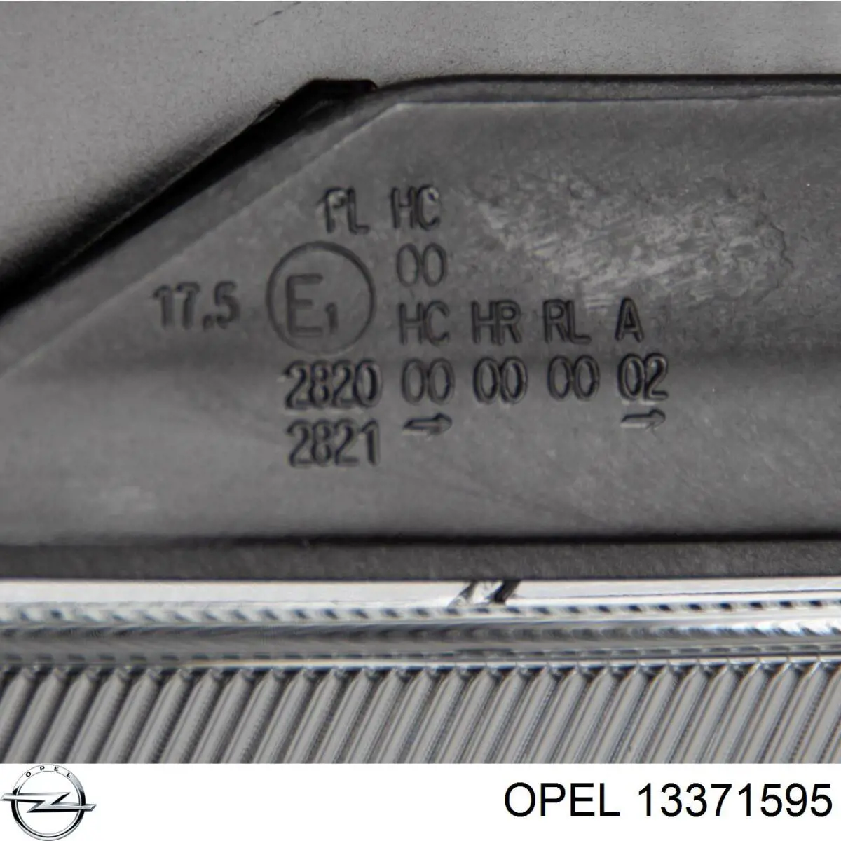 13371595 Opel Luz esquerda