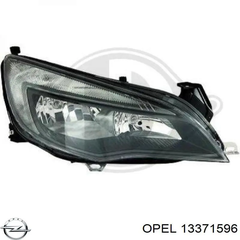 13371596 Opel Luz direita