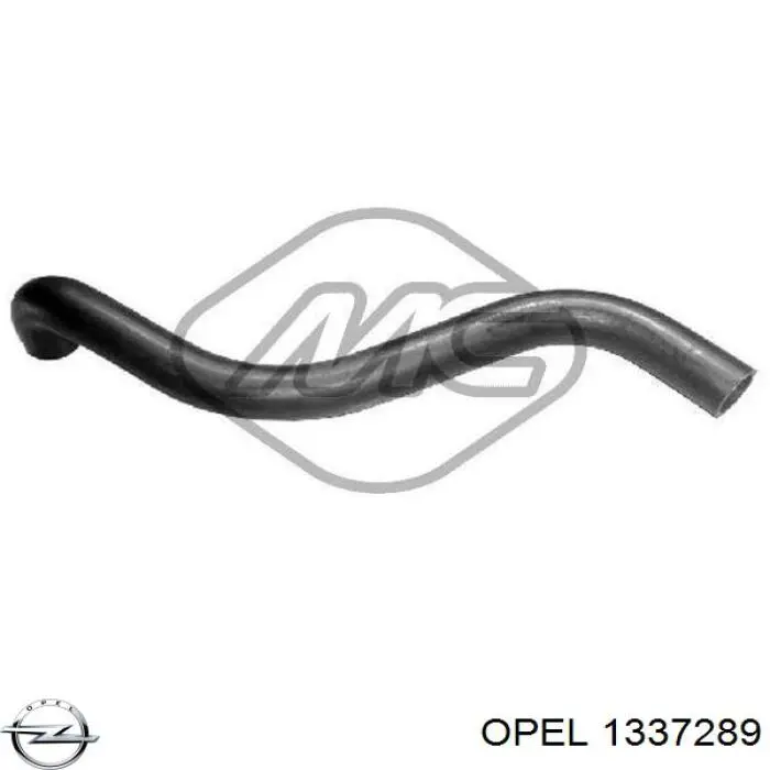 Compre 1337289 Opel Mangueira (cano derivado) inferior do radiador de esfriamento