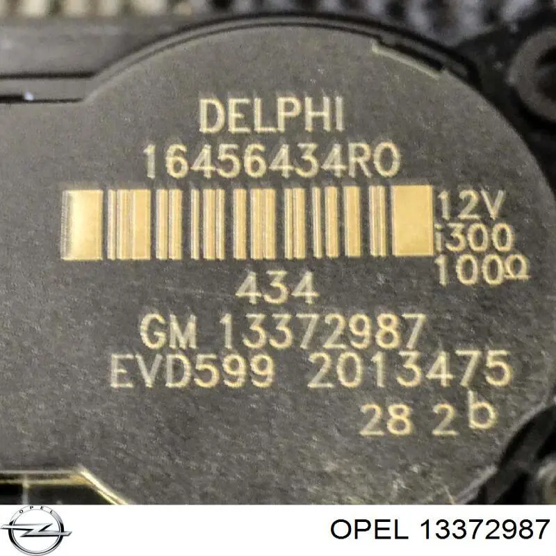 13372987 Opel Acionamento de comporta de forno