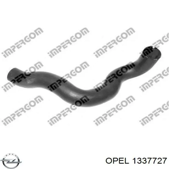Mangueira (cano derivado) do radiador de esfriamento superior Opel 1337727 preço, a partir de 12,43 USD