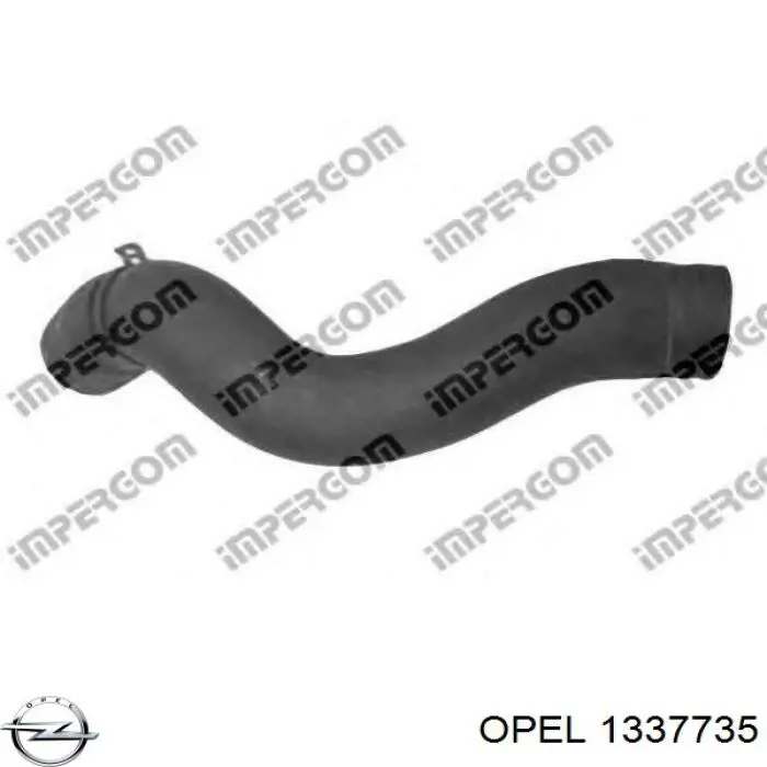 Mangueira (cano derivado) inferior do radiador de esfriamento Opel 1337735 preço, a partir de 16,49 USD