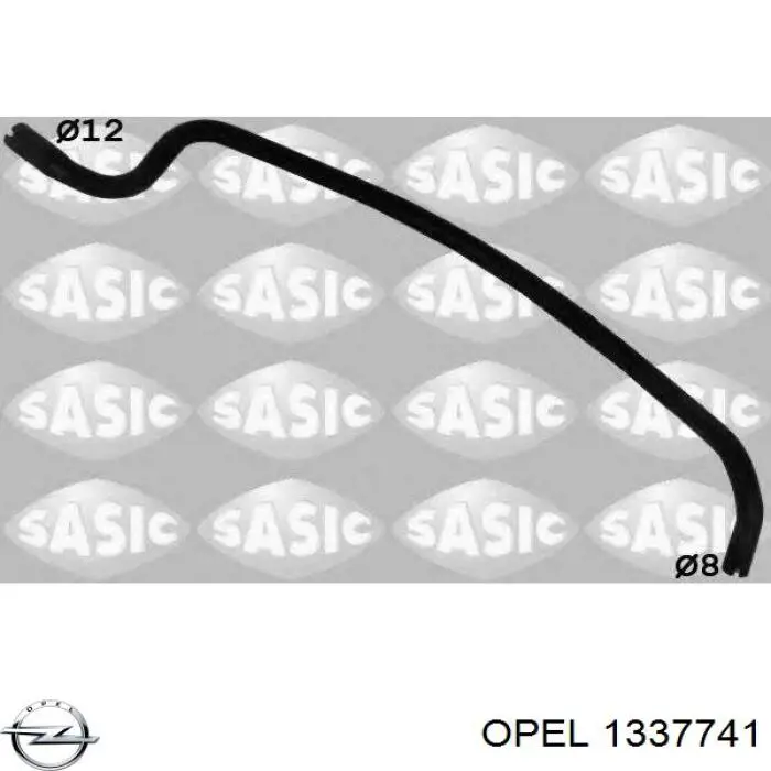 Mangueira inferior do tanque de expansão Opel 1337741 preço, a partir de 7,46 USD