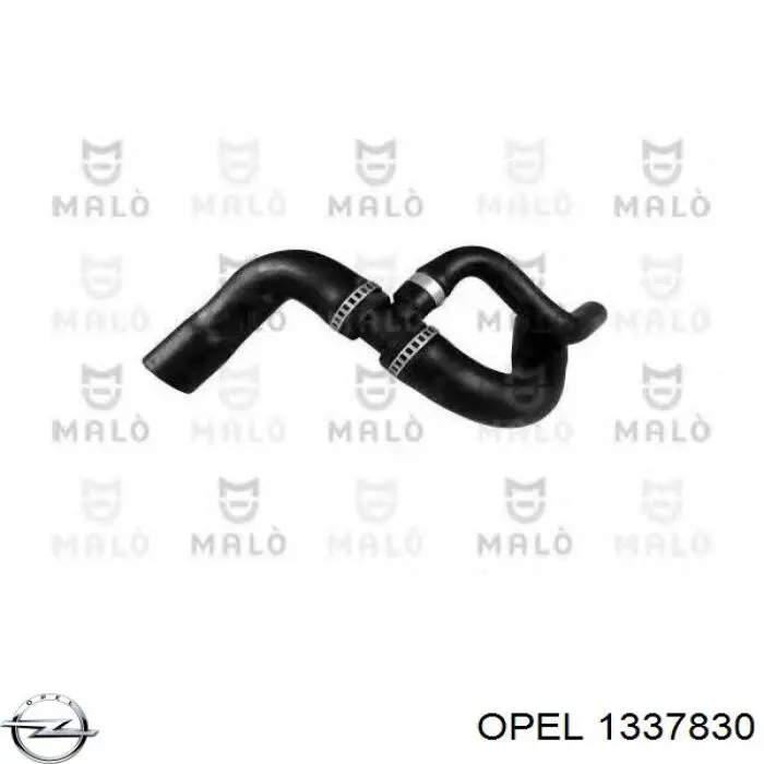 Mangueira (cano derivado) inferior do radiador de esfriamento Opel 1337830 preço, a partir de 23,80 USD
