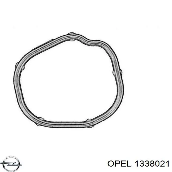 Vedante do flange (da união em T) do sistema de esfriamento Opel 1338021 preço, a partir de 12,05 USD