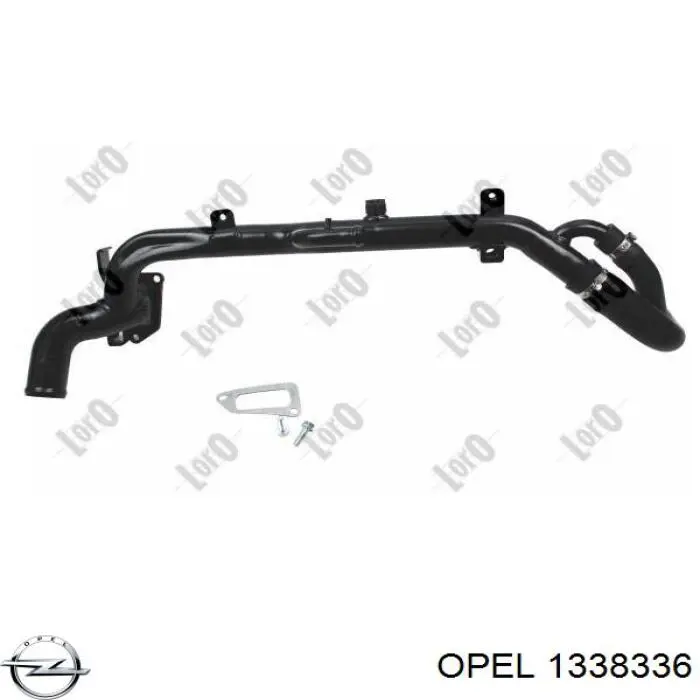 1338336 Opel Mangueira (cano derivado) do sistema de esfriamento