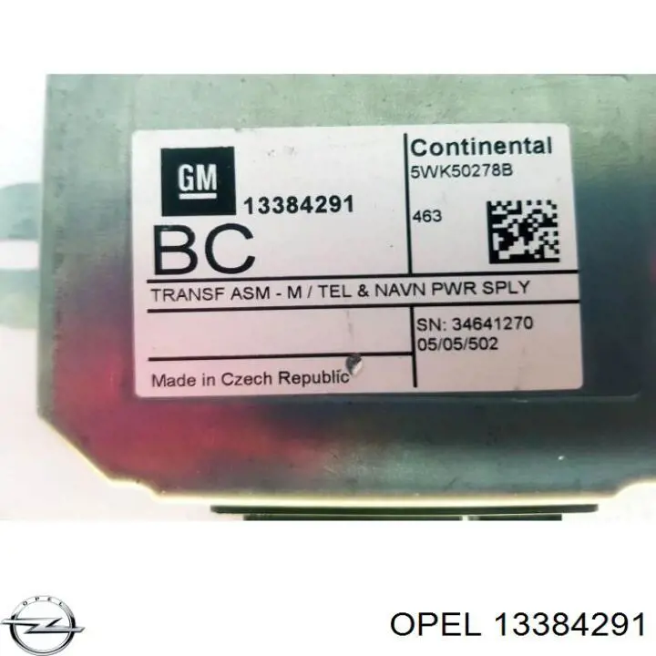 Unidade de controlo de navegação Opel 13384291 preço, a partir de 40,60 USD