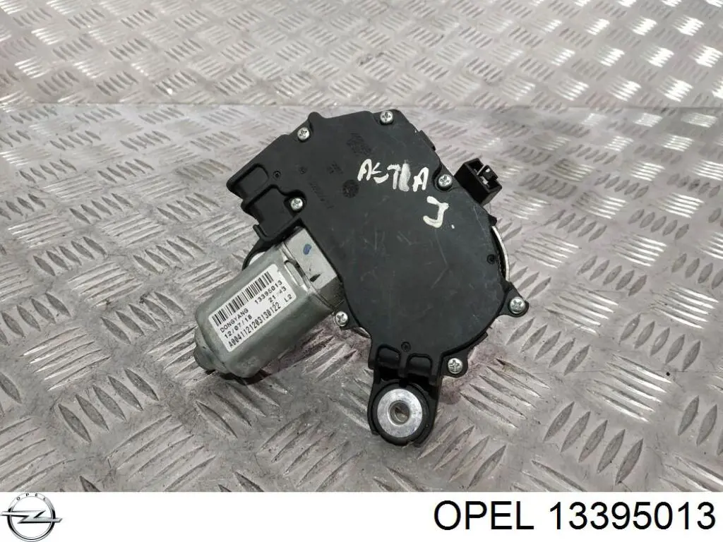 13395013 Opel Motor de limpador pára-brisas de vidro traseiro